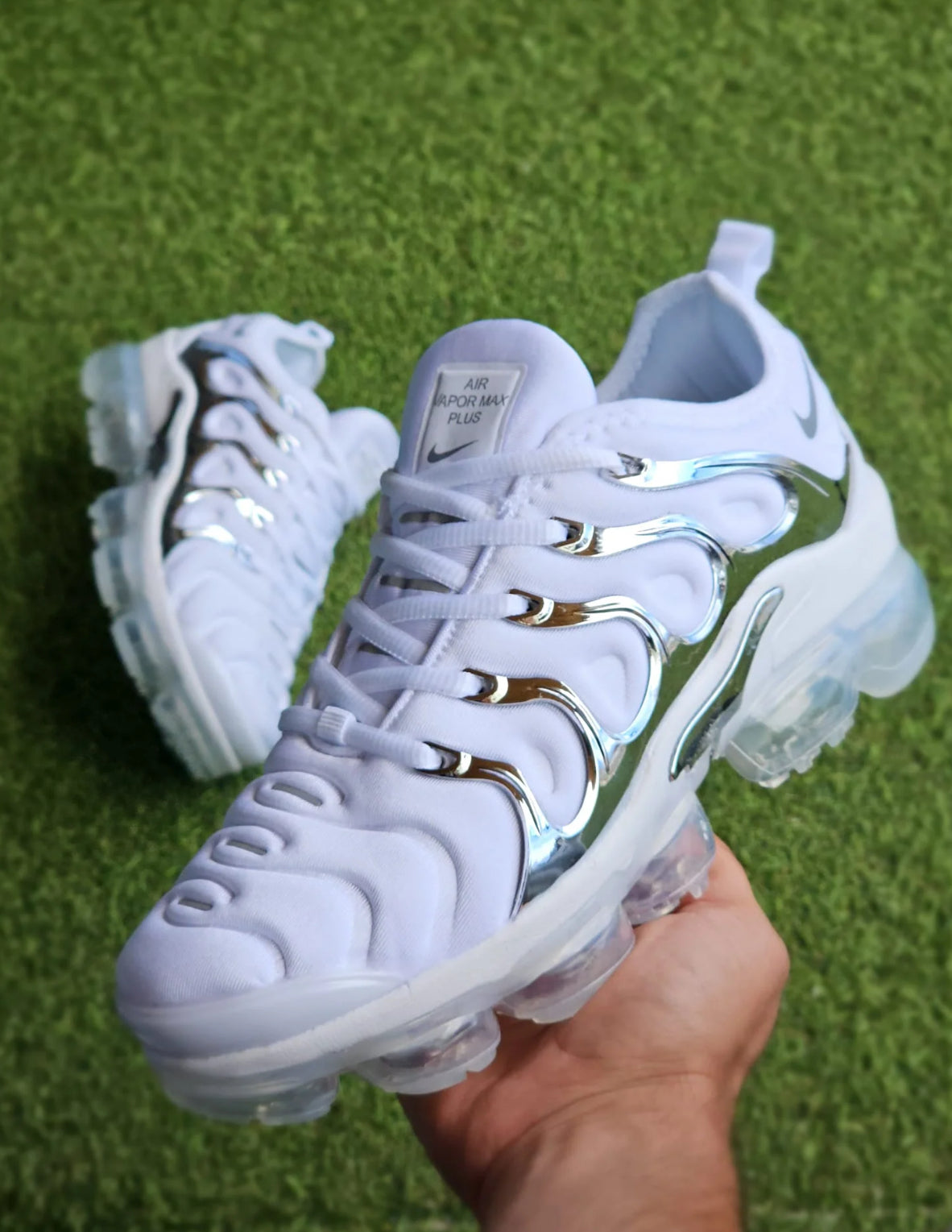 Nike Vapor Max Plus plateadas