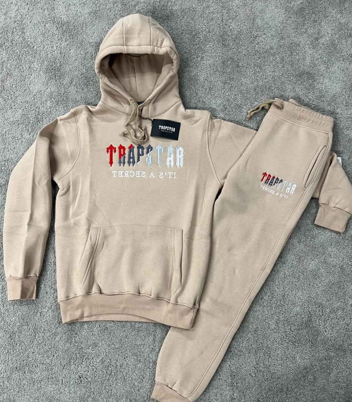 Chándal Trapstar crema